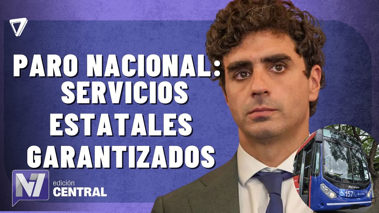 Paro nacional: servicios estatales garantizados en Mendoza