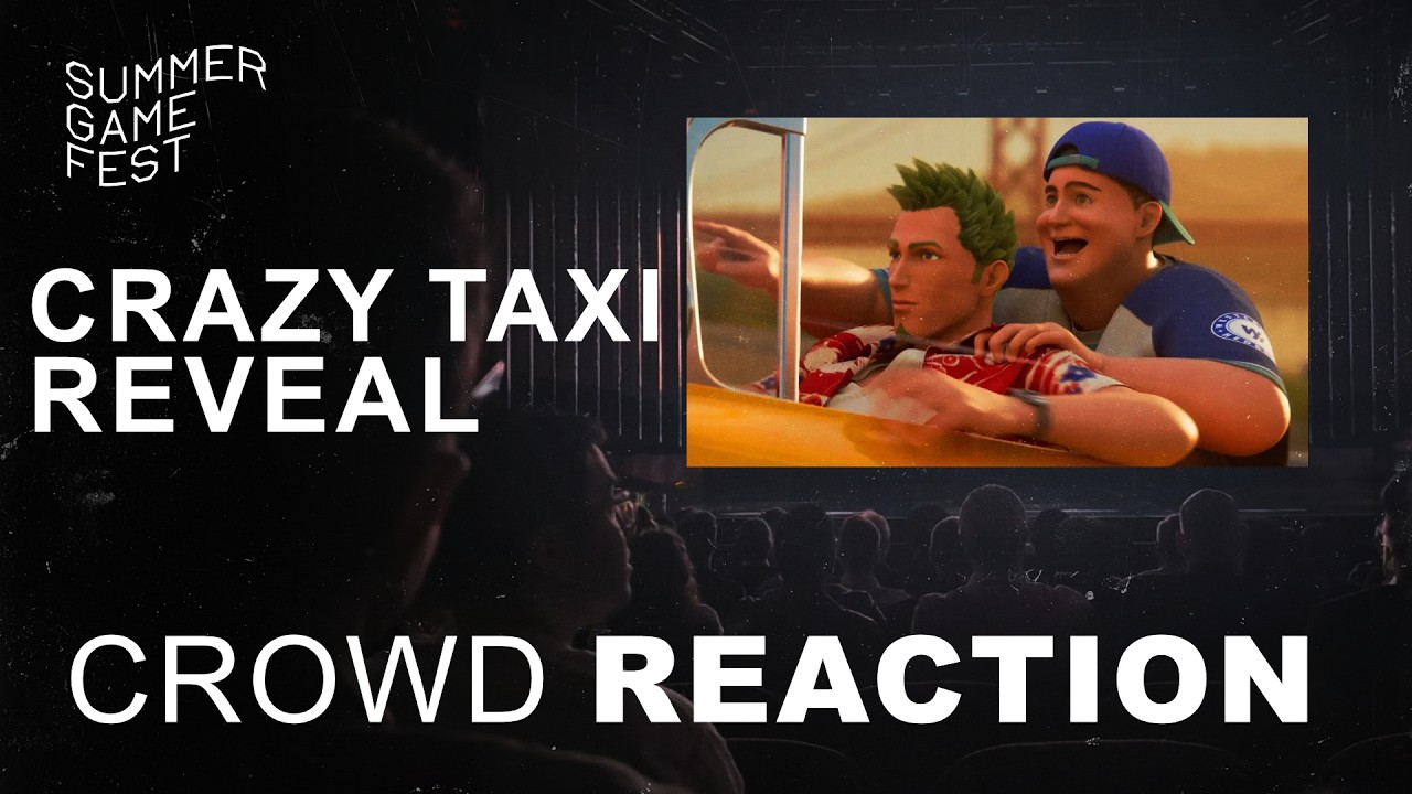 Crazy Taxi World Tour Reveal - Xbox Fanfest Crowd Reaction