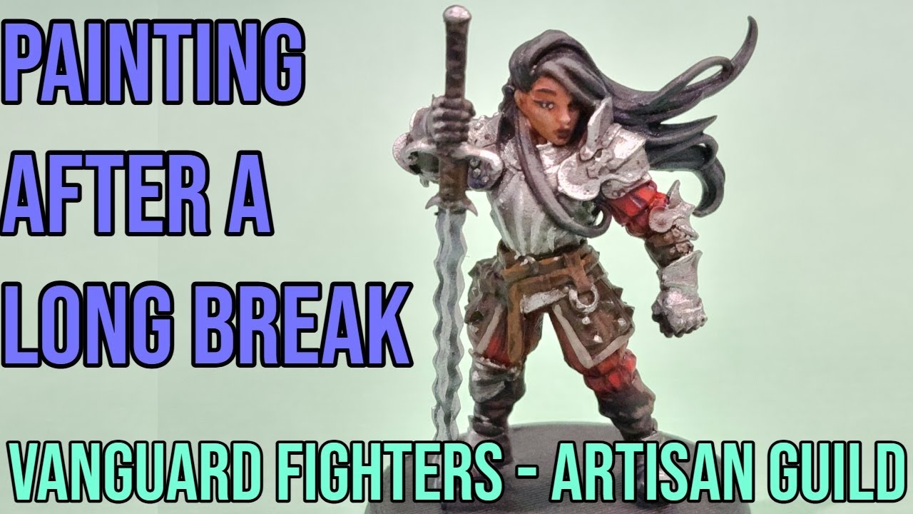 Returning to painting after a long break - Vanguard Fighter from Artisan Guild