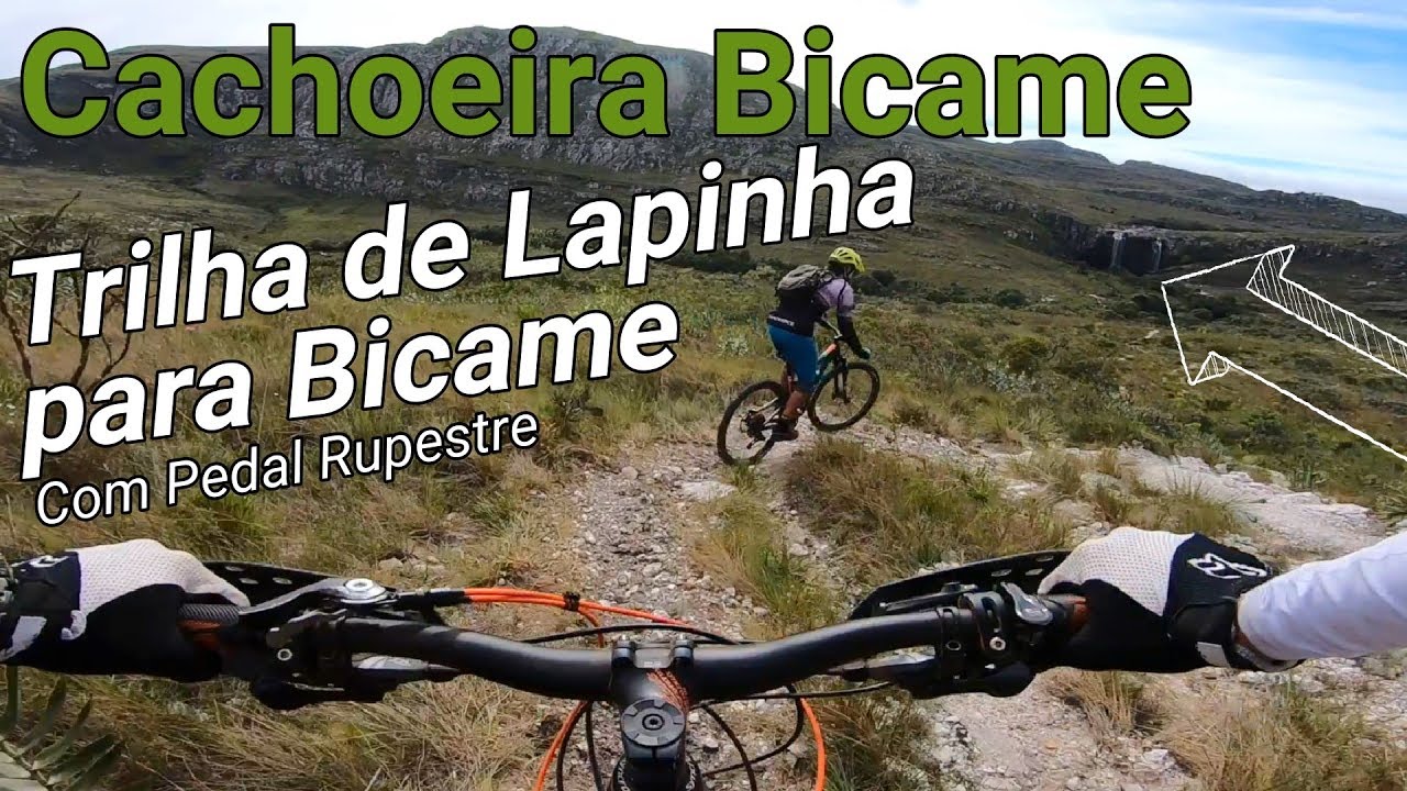 Trilha De Lapinha para Cachoeira Bicame com Pedal Rupestre. Lapinha da Serra em Santana do Riacho MG
