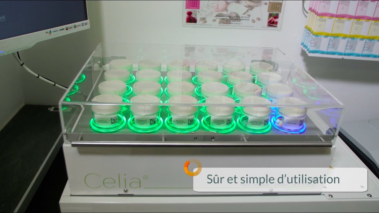 Le robot remplisseur de piluliers HEB'DOSE (Automate Célia)