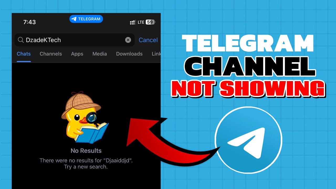 Telegram Channel Not Showing in Search - Problem Fixed