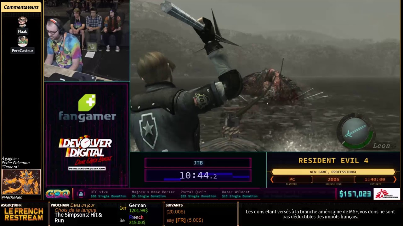 Resident Evil 4 en 1:36:28 (New Game, Professional) [SGDQ2018]