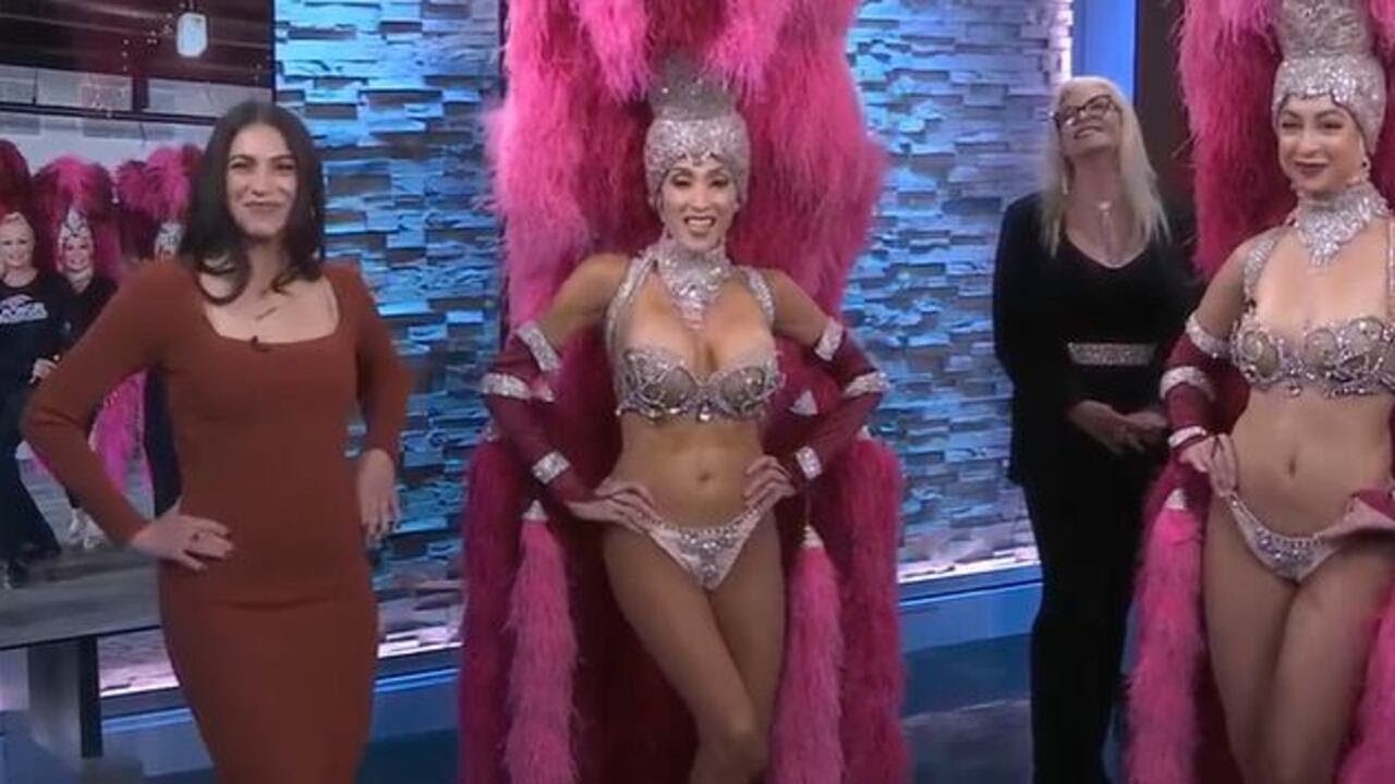 Dress up and workout like a Las Vegas Showgirl for Galentine's Day