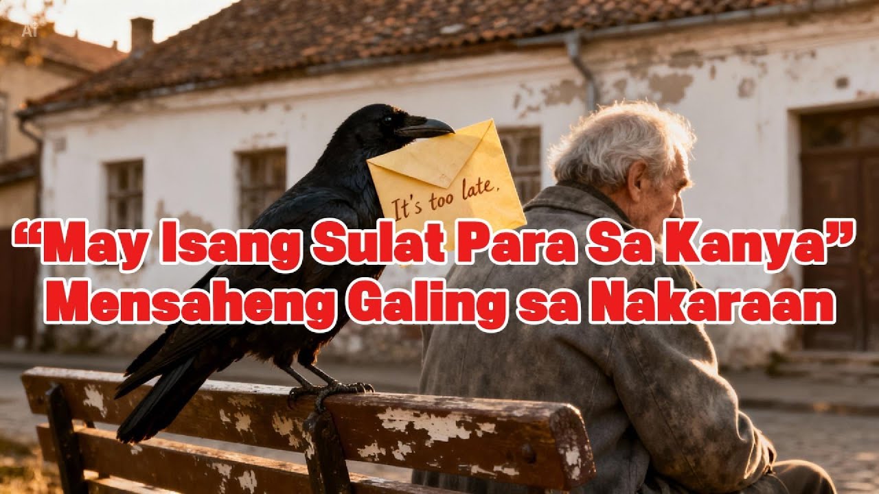 “Ang Matandang Lalaki at ang Uwák na May Dalang Sulat”