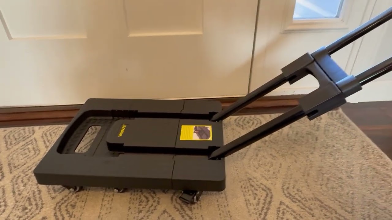 VoipvviiFolding Hand Truck 500lbs, Portable Heavy Duty Dolly Cart, Review