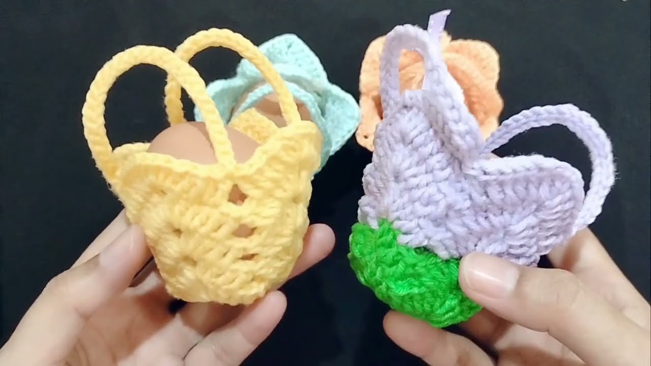 GRANNY EGG COSY (SARUNG TELUR GRANNY SQUARE)