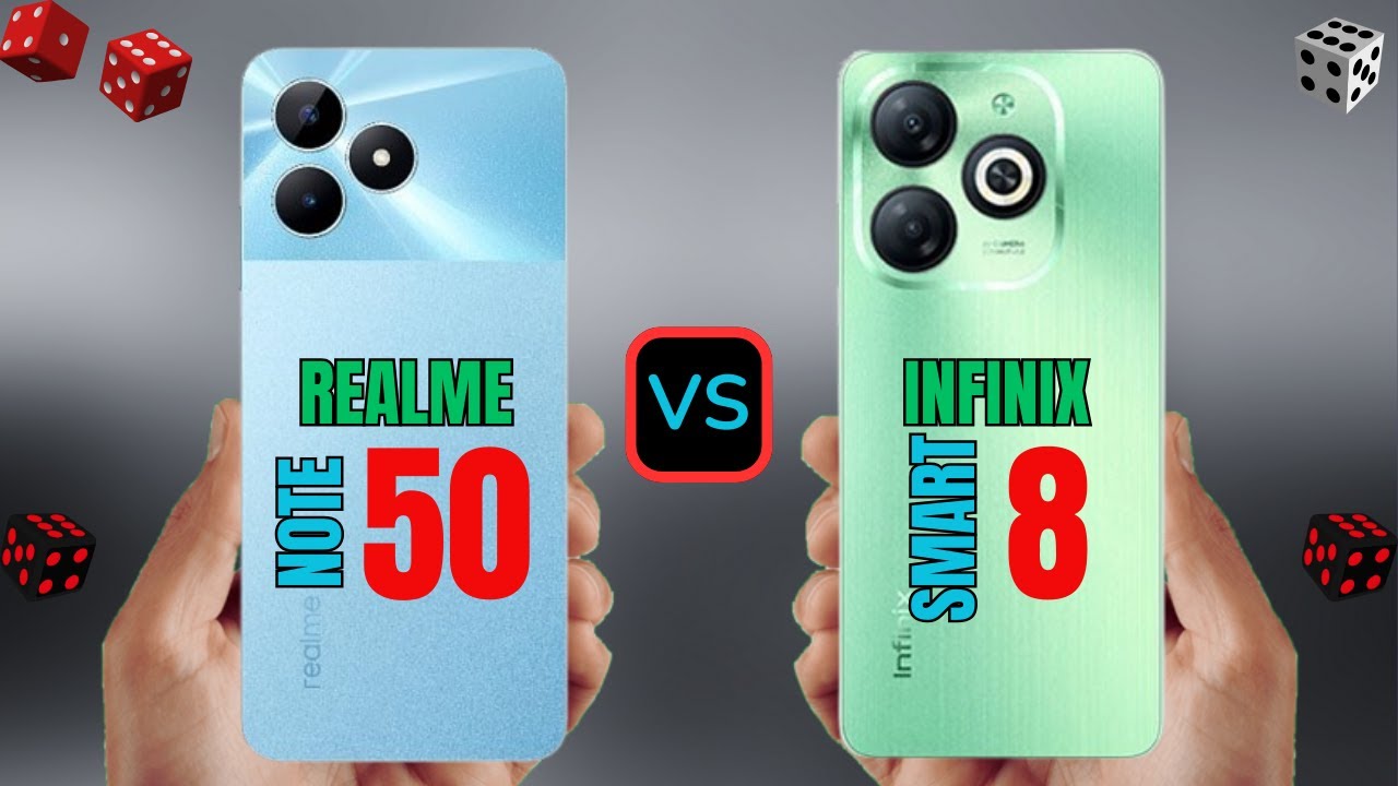 Realme Note 50 vs Infinix Smart 8