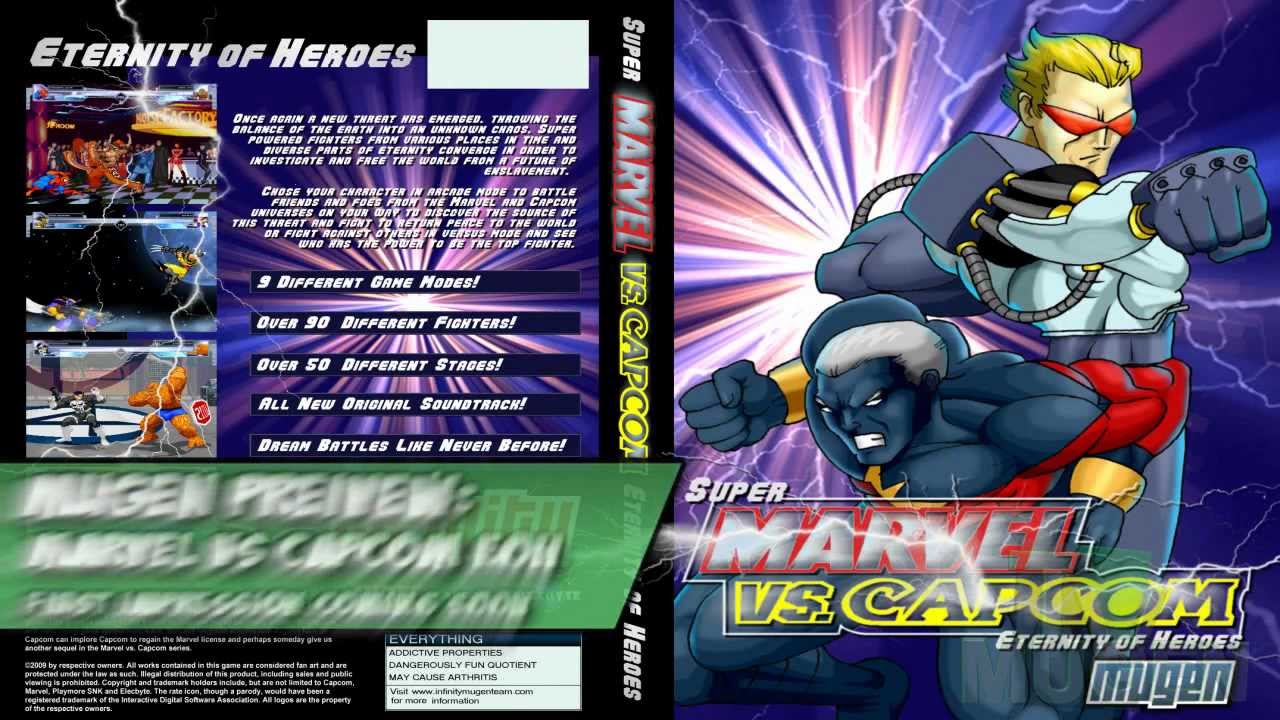 Infinity Mugen Team:  Marvel vs Capcom Eternity Heroes Opening