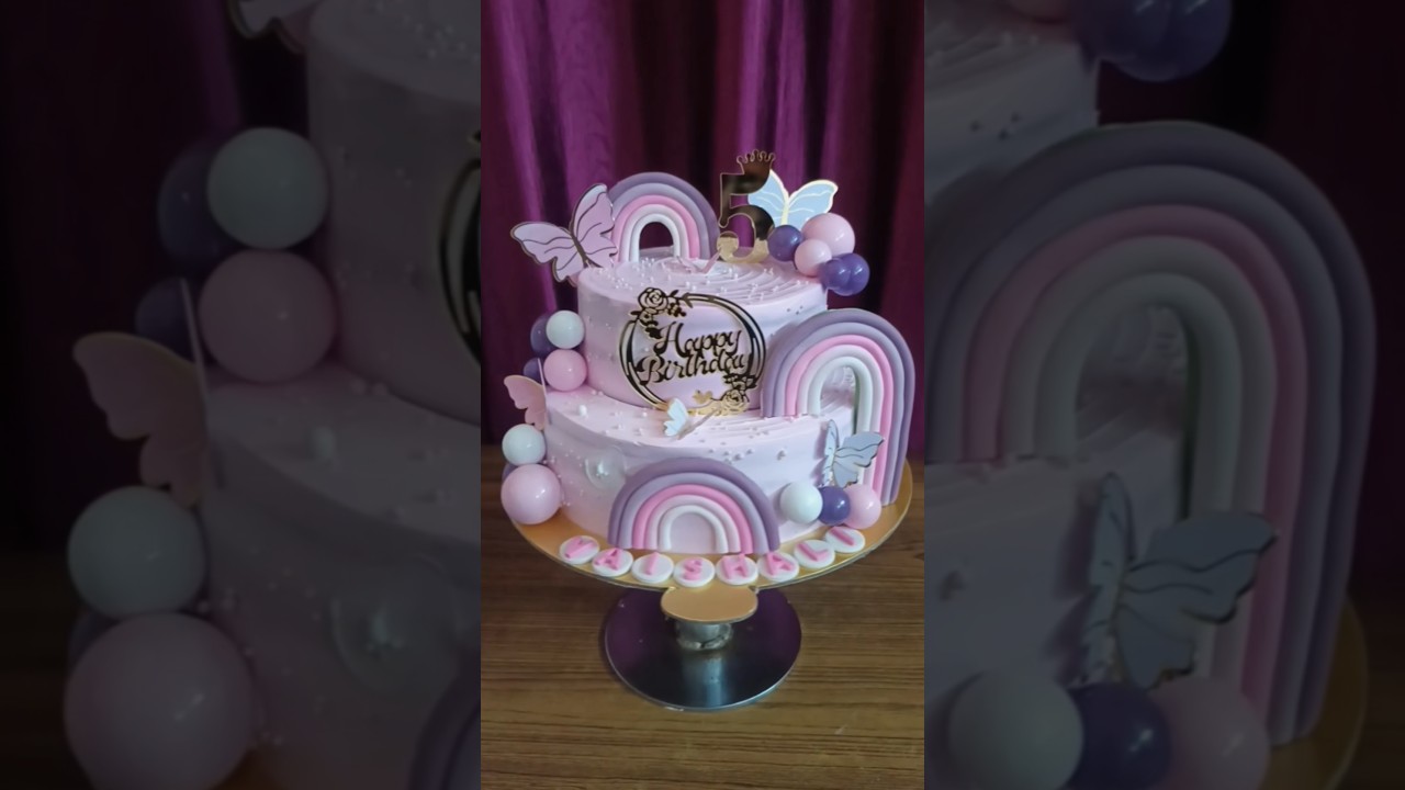 😍Beautiful Bday Cake for 👧Girl 