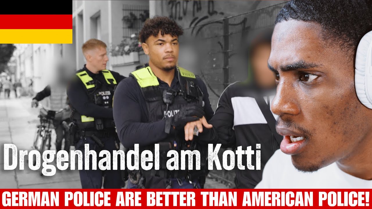 American Reacts to Berliner Polizei auf Streife am Brennpunkt