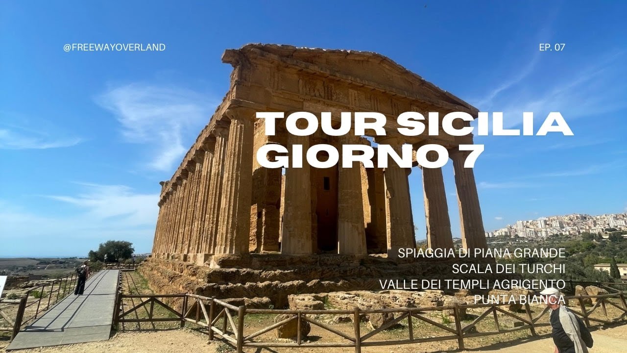 TOUR SICILIA - Giorno 7 | Piana Grande | Scala dei turchi | Valle dei Templi | Punta bianca