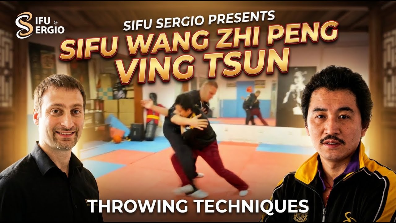 Sifu Sergio presents Sifu Wang Zhi Peng Ving Tsun, throwing techniques