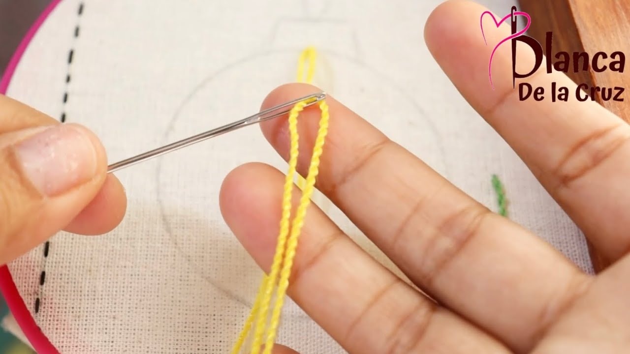 BORDADO A MANO PUNTADAS PARA ESFERAS NAVIDE&Ntilde;AS | HAND EMBROIDERY EASY STITCH UNIQUE CHRISTMAS