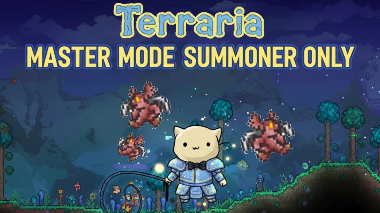 Terraria Master Mode Summoner Only #4 | flesh wall here i come