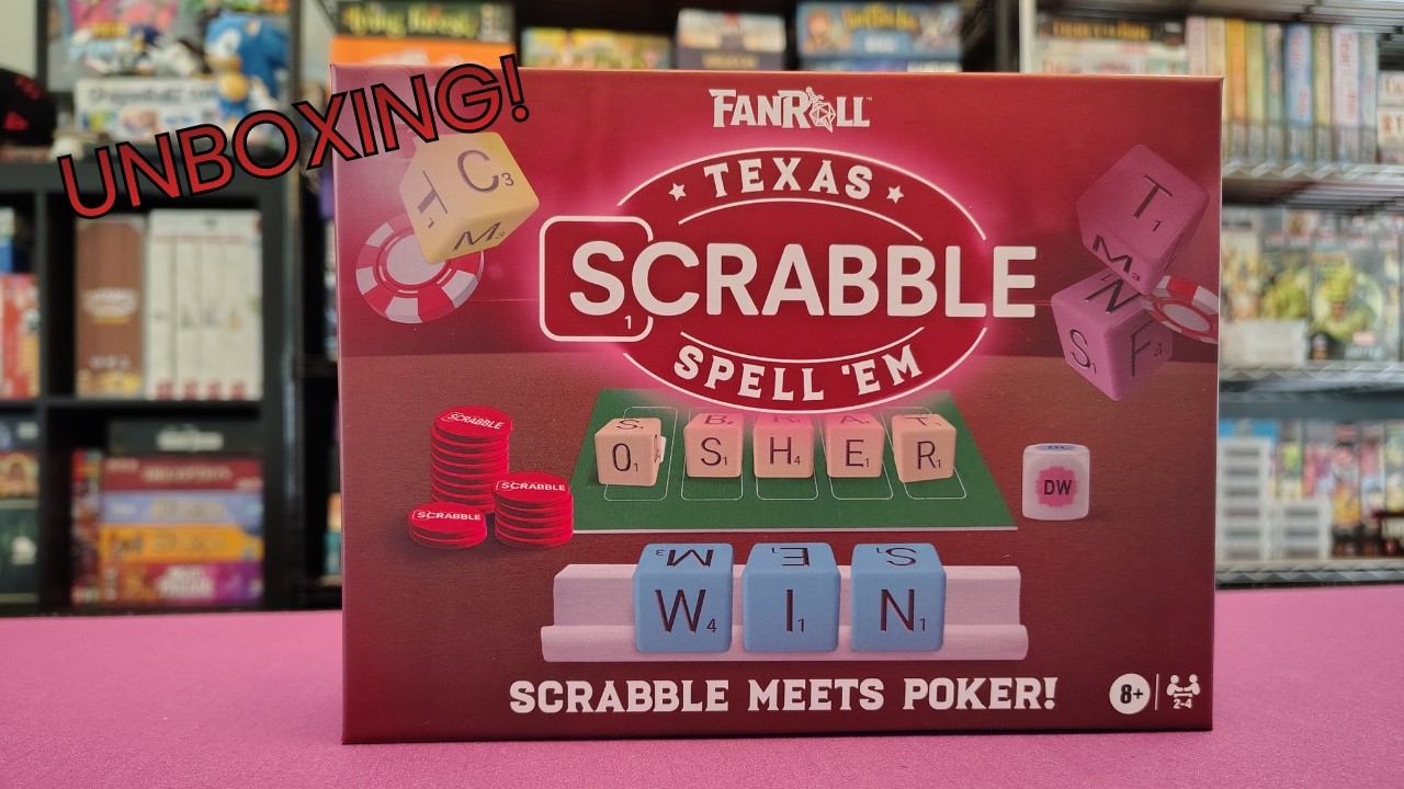 Scrabble Texas Spell Em Unboxing