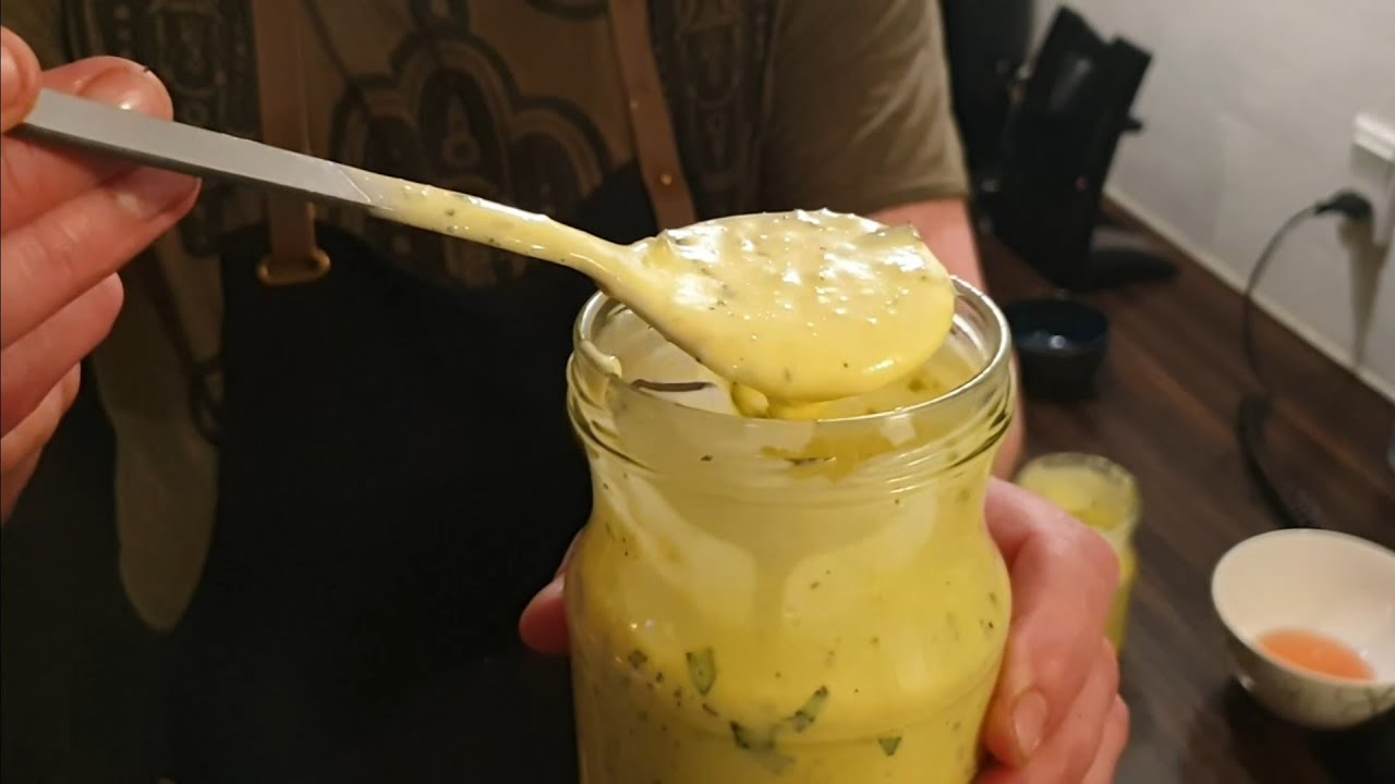 Bearnaise sauce i glas, sous vide style👍