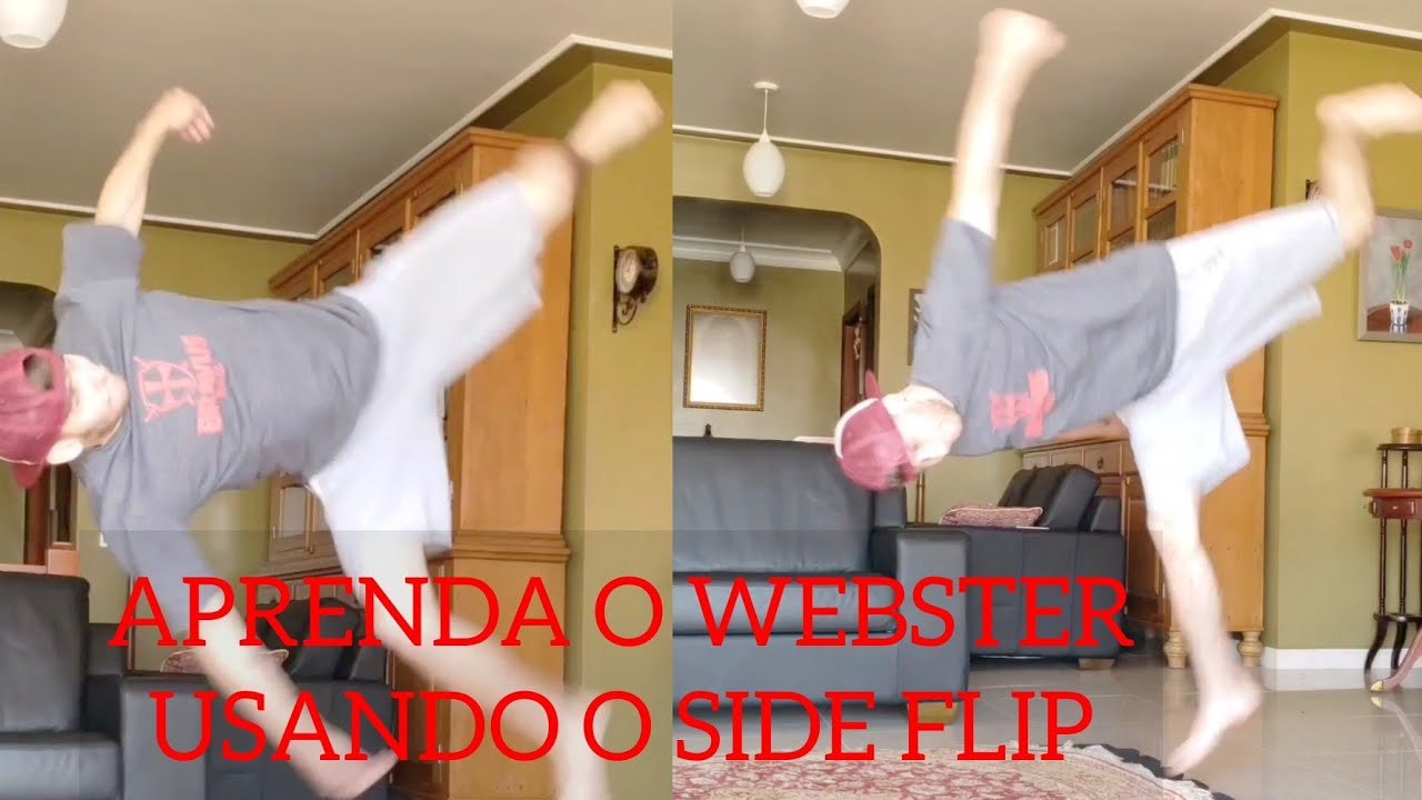 APRENDENDO O WEBSTER USANDO O SIDE FLIP (ONE LEG)