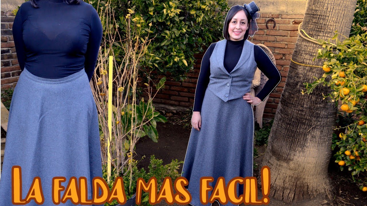 Como hacer FALDA MEDIO CIRCULAR