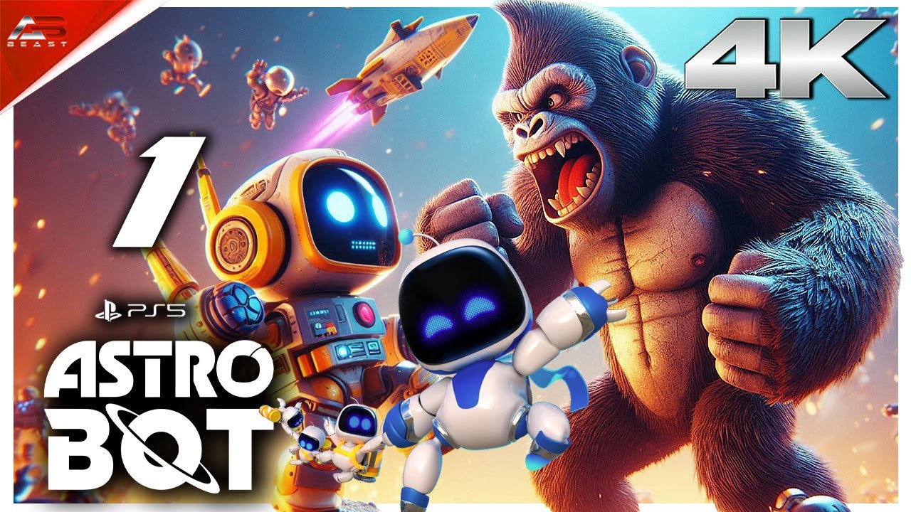 ASTRO BOT PS5 — ЧАСТЬ 1 — ASTRO VS KING KONG BOSS — Прохождение на малаялам | A Bit-Beast