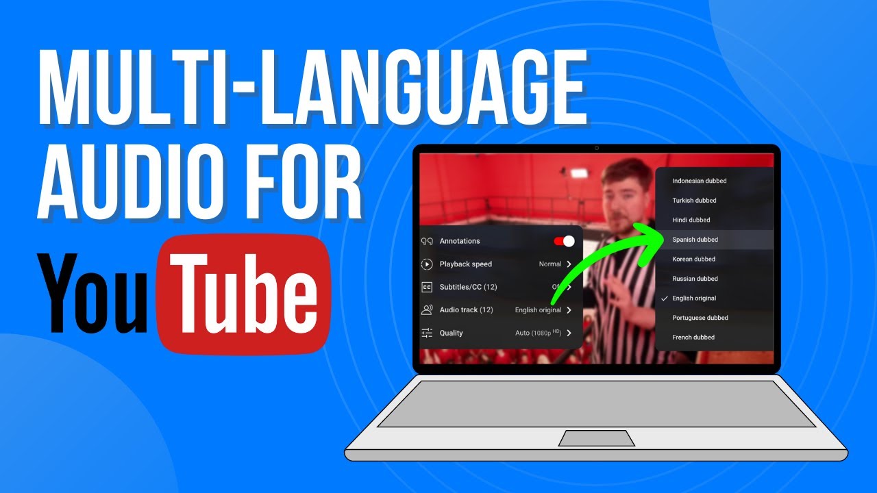 Добавление многоязычных звуковых дорожек к видео на YouTube &mdash; полное руководство (2025)