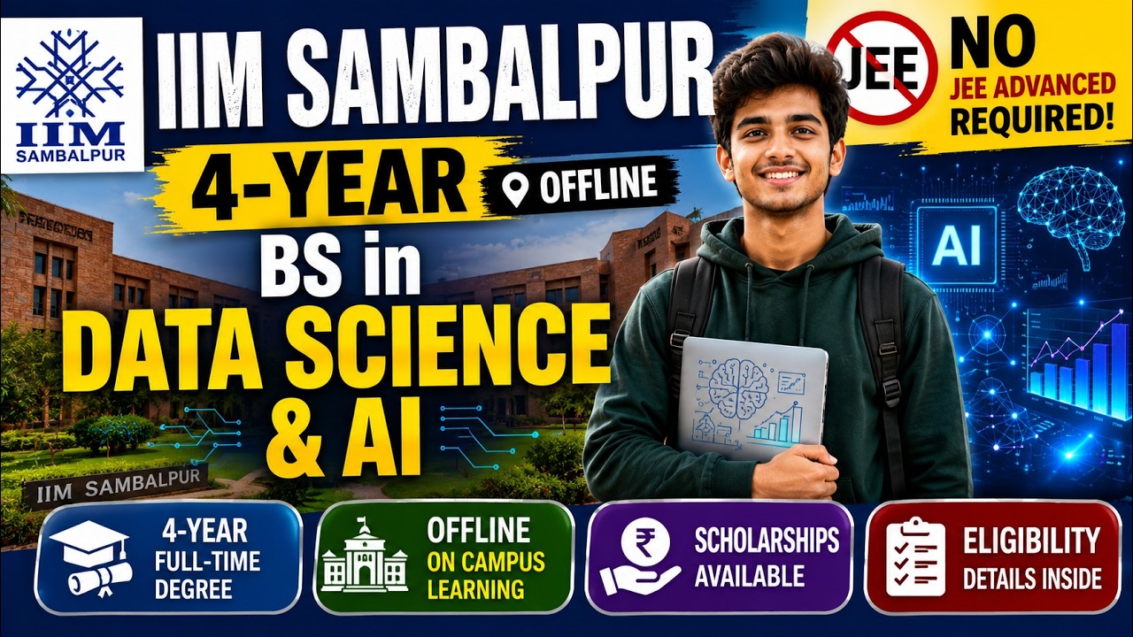 IIM Sambalpur launches OFFLINE BS in Data Science & AI program