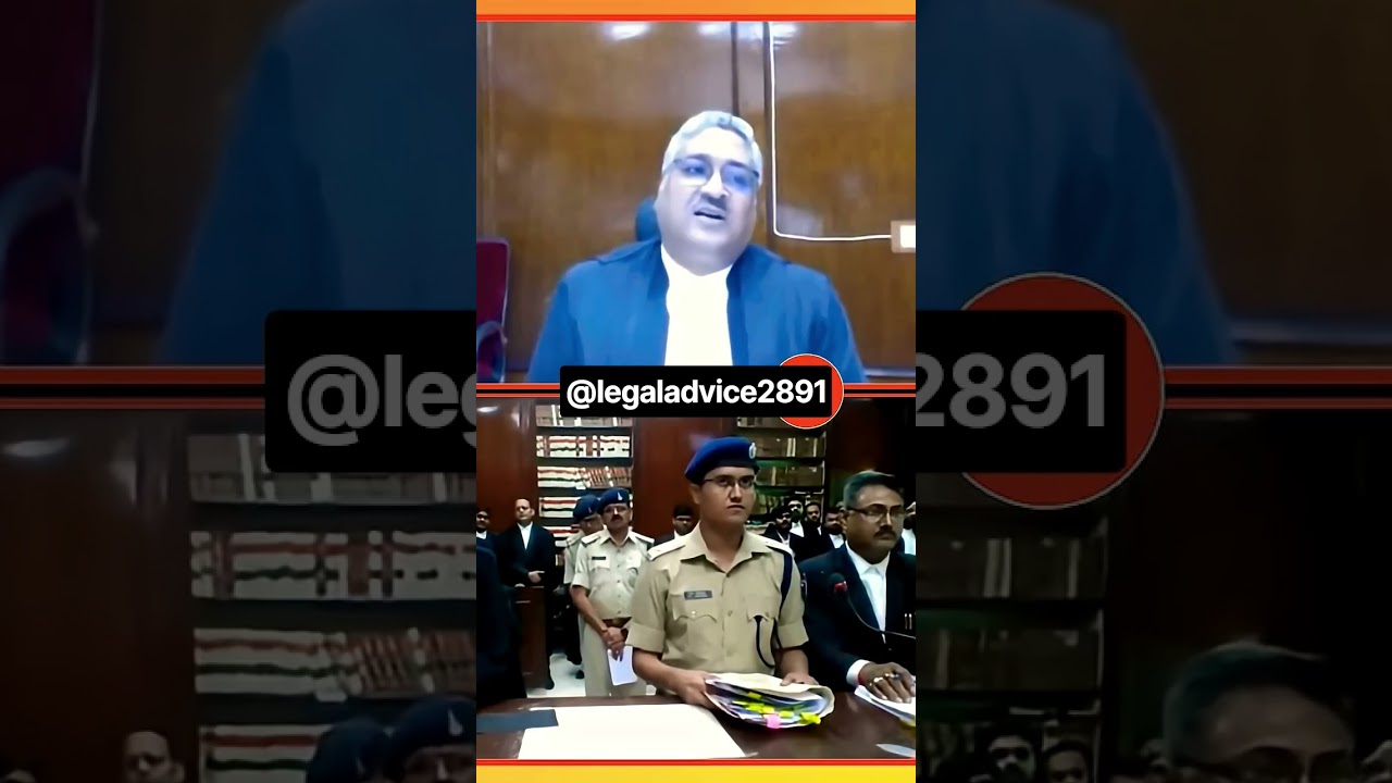 Judge vs. Police Officer #legaladvice #supremecourt #indianlaw #indianjudiciary #courtview #court