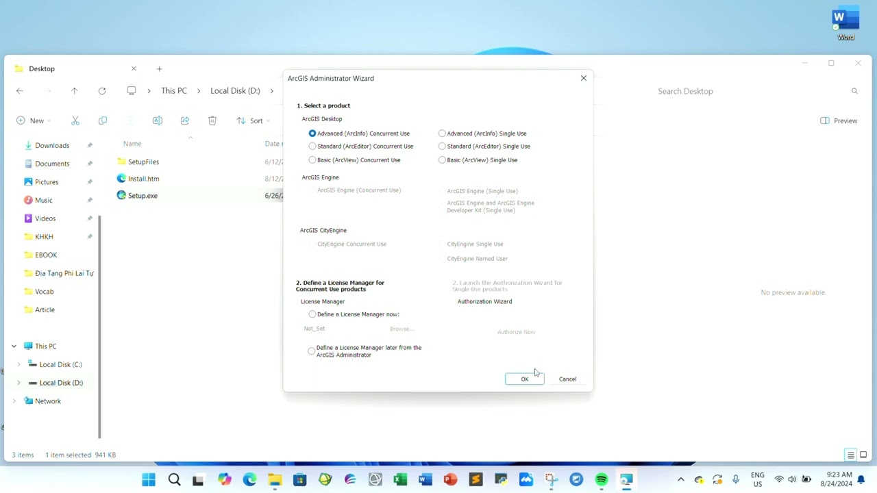 Hướng dẫn cài đặt phần mềm ArcGIS 10.8.1 |How to download ArcGIS 10.8.1 software