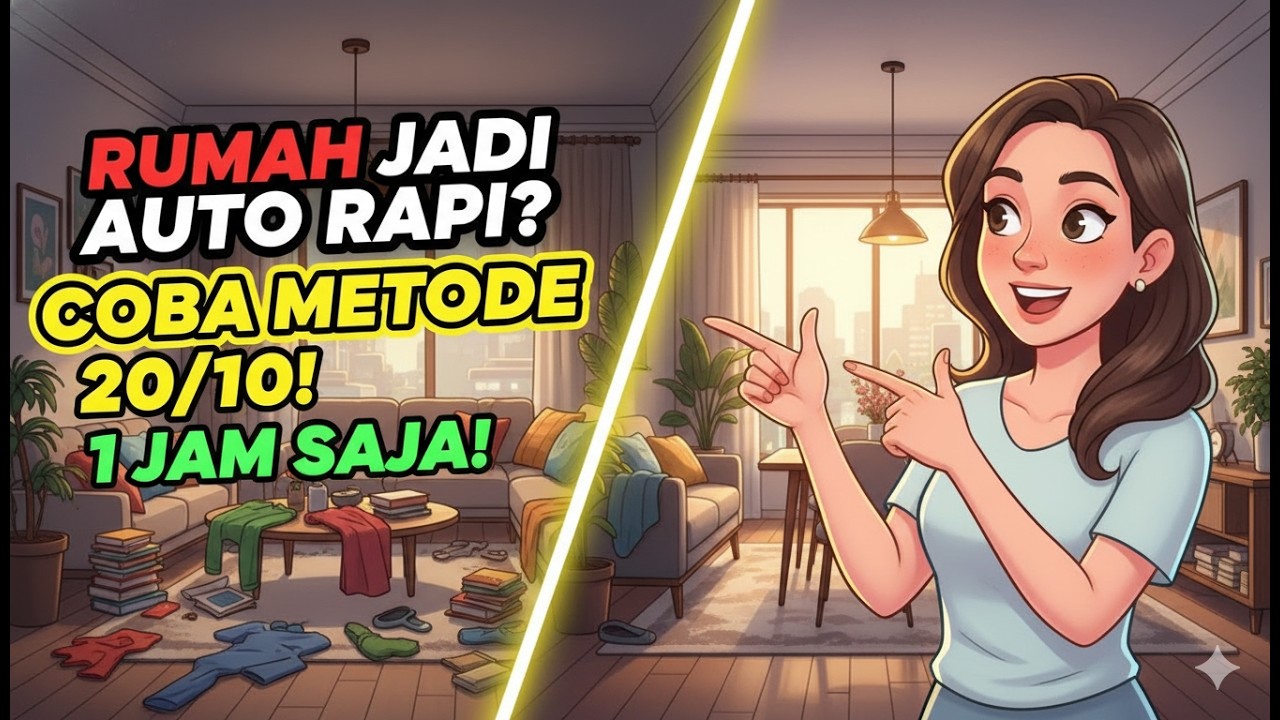 Rumah Berantakan? Coba Metode 20/10 Selama satu Jam (Hasilnya Mengejutkan)