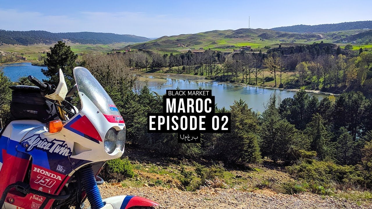 1&egrave;res pistes Off-Road en Africa Twin au Maroc ! | BLKMRKT [ MAROC EP: 02]