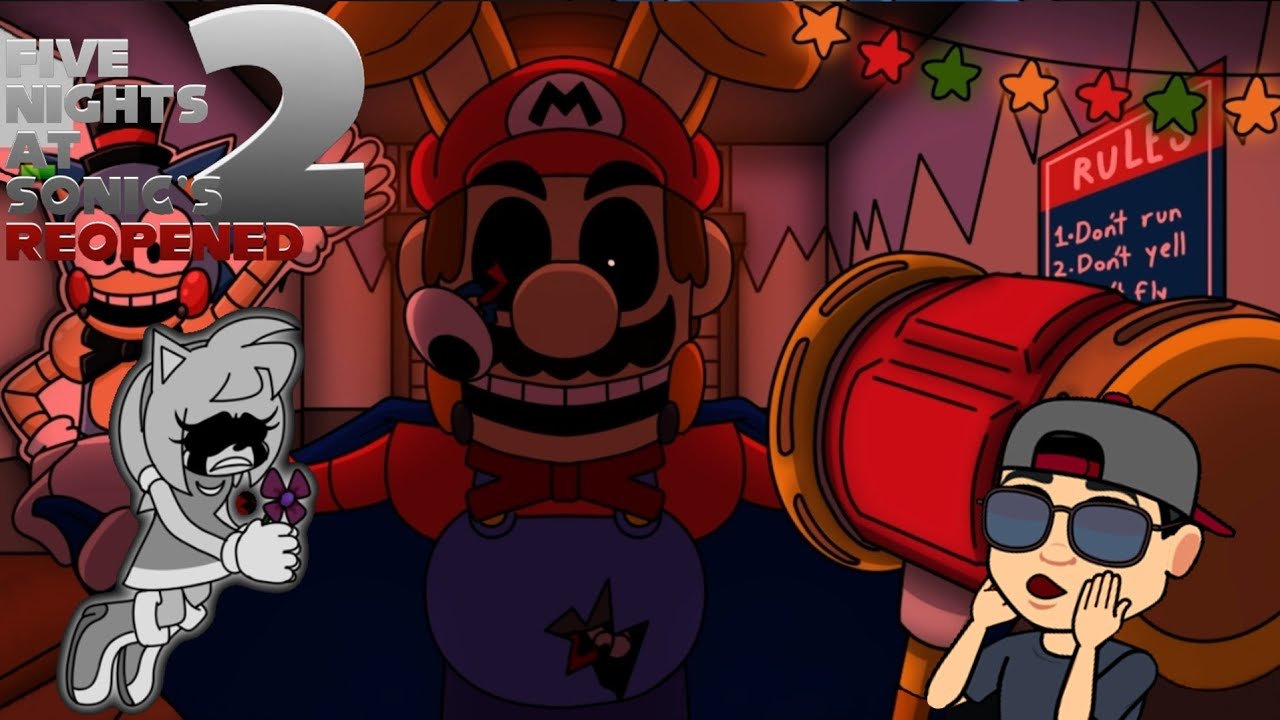 FIVE NIGHTS AT SONIC'S 2 REOPENED | NIGHT 8 AND NEW EXTRAS | NOCHE 8 Y NUEVO EXTRAS | FNAF FAN GAME