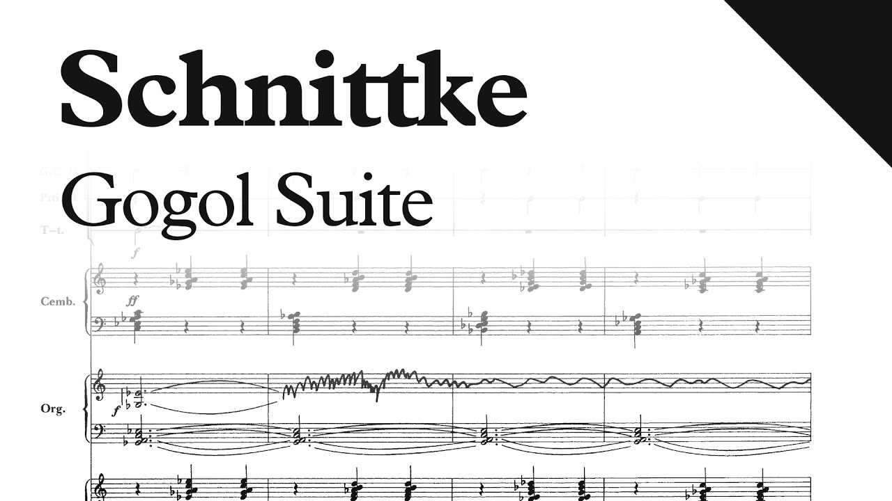 Schnittke - Gogol Suite (Sheet Music)