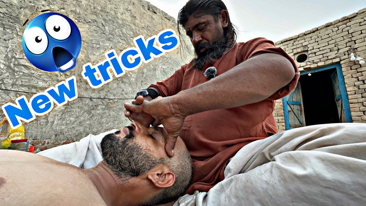 ASMR || HEAD , BACK RELAXING OIL MASSAGE|| FRESH YOUR BODY WITH INCREDIBLE MASSAGE BY BABA BANGALI