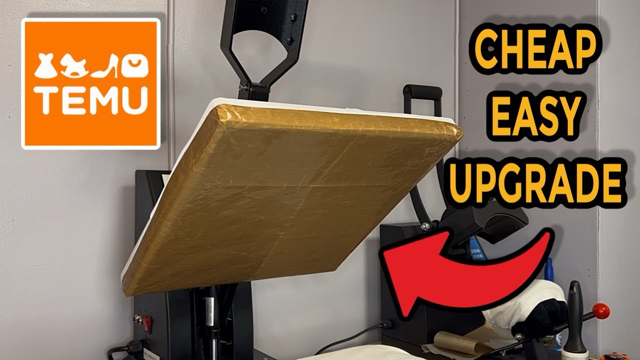 Cheap Easy Upgrade For Your Heat Press Machine