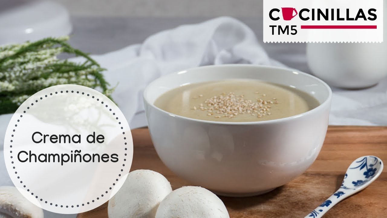 Crema de Champiñones Vegana | Recetas Thermomix