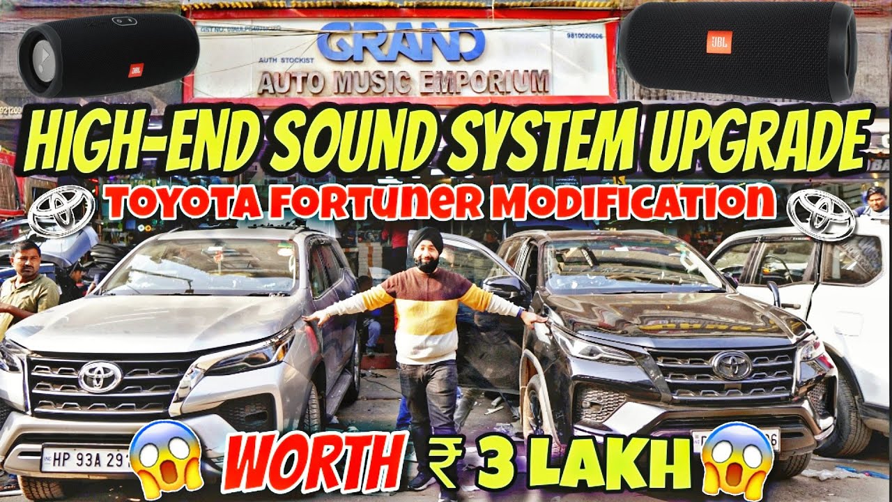 ₹3 लाख का Sound System in Toyota Fortuner😱 Heaviest and Loudest Music system✅ Top Best Music System🔥