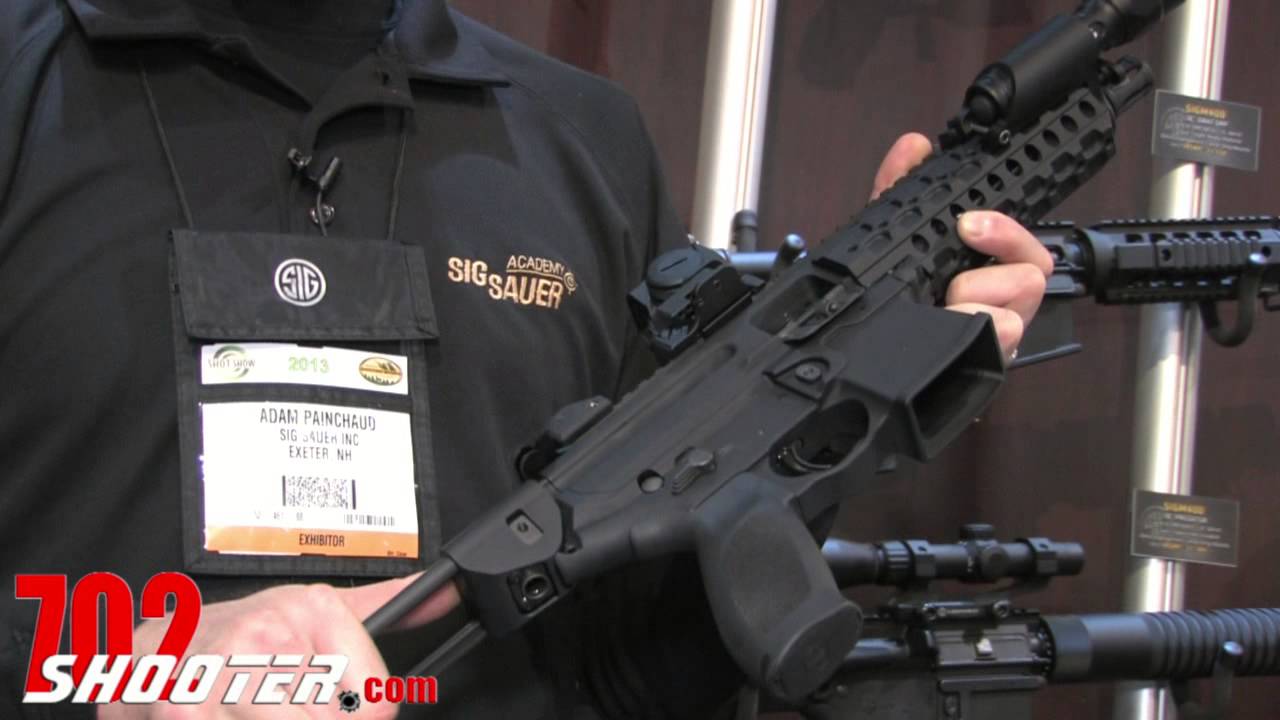 Sig Sauer MPX Sub-Machine Gun @ 2013 SHOT Show