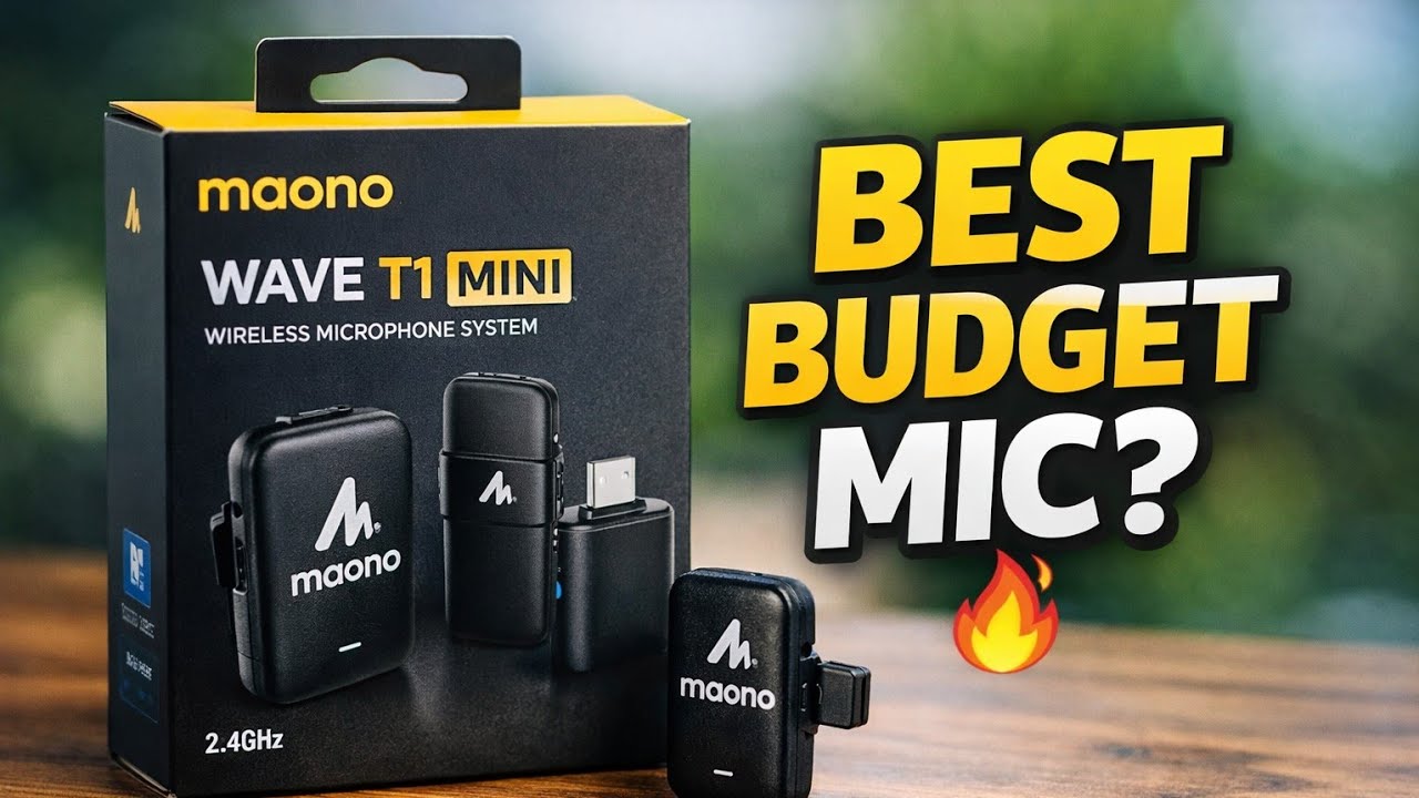 Maono Wave T1 Mini Unboxing 🎤 | Best Budget Wireless Mic for New Content Creators?