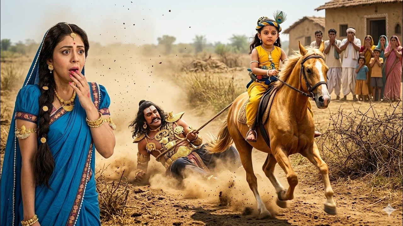 बाल कृष्ण के रौद्र रूप देखकर, यशोदा मैया रह गई हैरान | यशोमती मईया के नंदलाला | Shree Krishan Leela