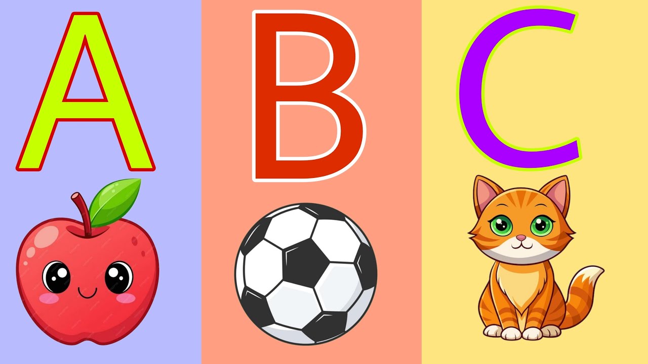 ABCD video for kids, learn alphabet abc, fun education