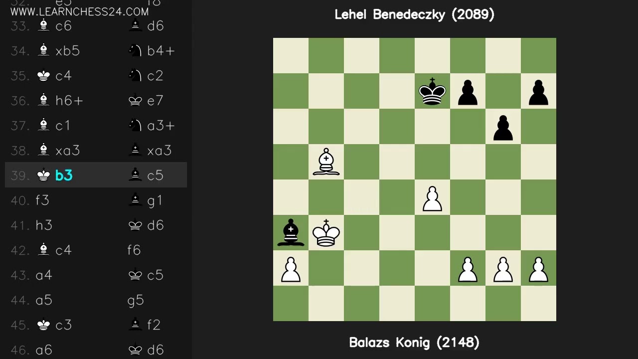 Slawisch-Abtausch: Balazs Konig (2148) vs Lehel Benedeczky (2089)