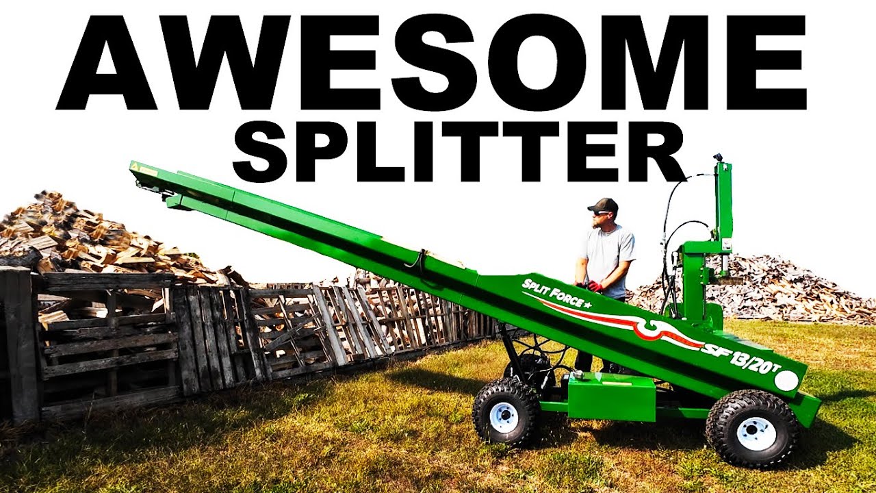 I BROKE A NEW SPLITFORCE 13 22 FIREWOOD LOG SPLITTER!