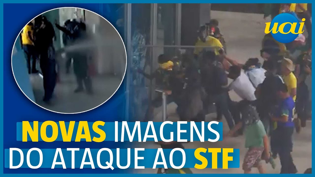 Novas imagens mostram invasão ao STF em Brasília