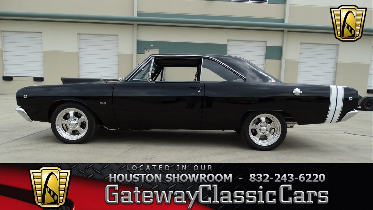 1968 Dodge Dart 426 CID V8- Gateway Classic Cars of Houston - #343