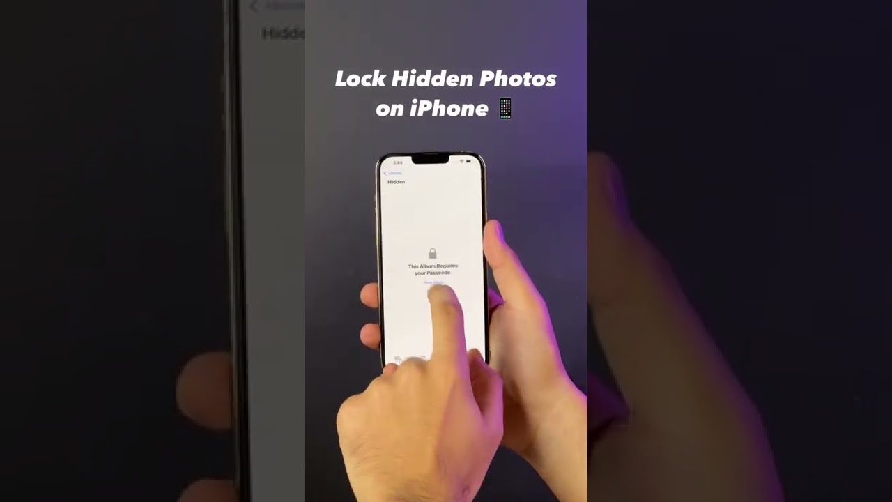 Lock Hidden Photos on iPhone 🔥 #shorts | iGeeksBlog
