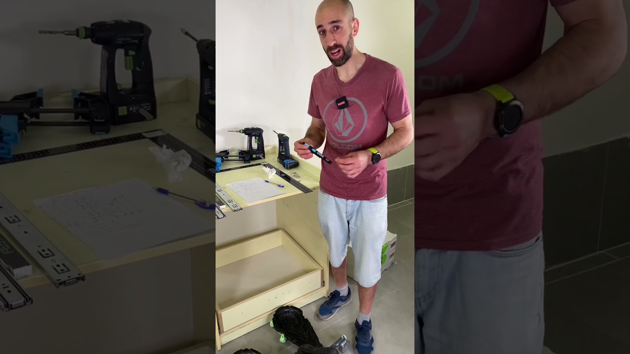 Как се монтират съчмени водачи за чекмеджета?