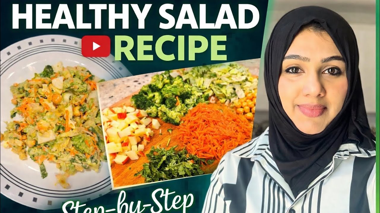 Healthy Salad Recipe | High-Protein, No-Oil, Easy Dinner