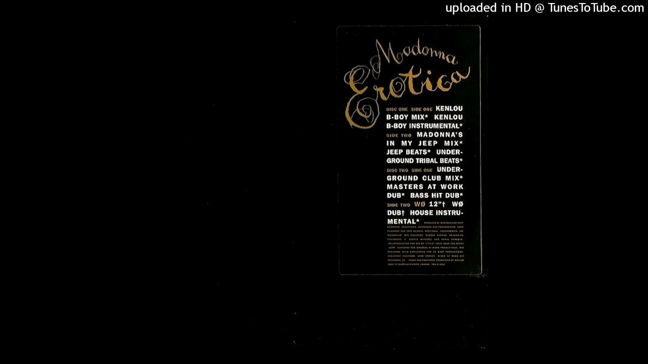Madonna- 01- B2- Erotica- Jeep Beats