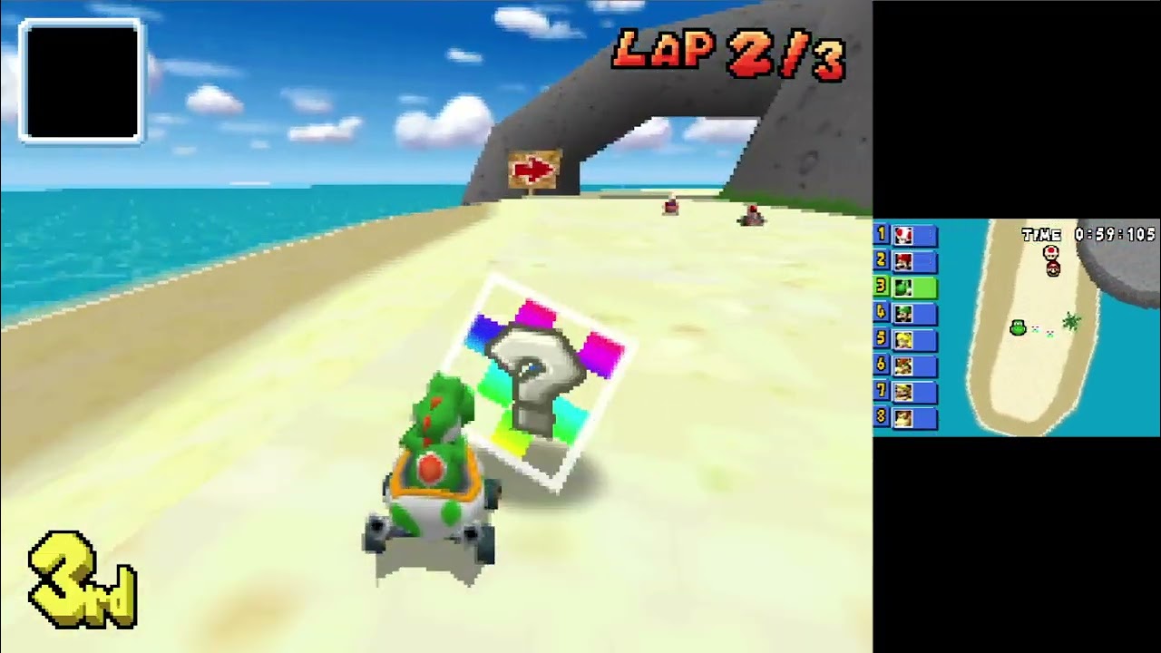 Mario Kart DS - Mushroom Cup (100 cc) - Playthrough