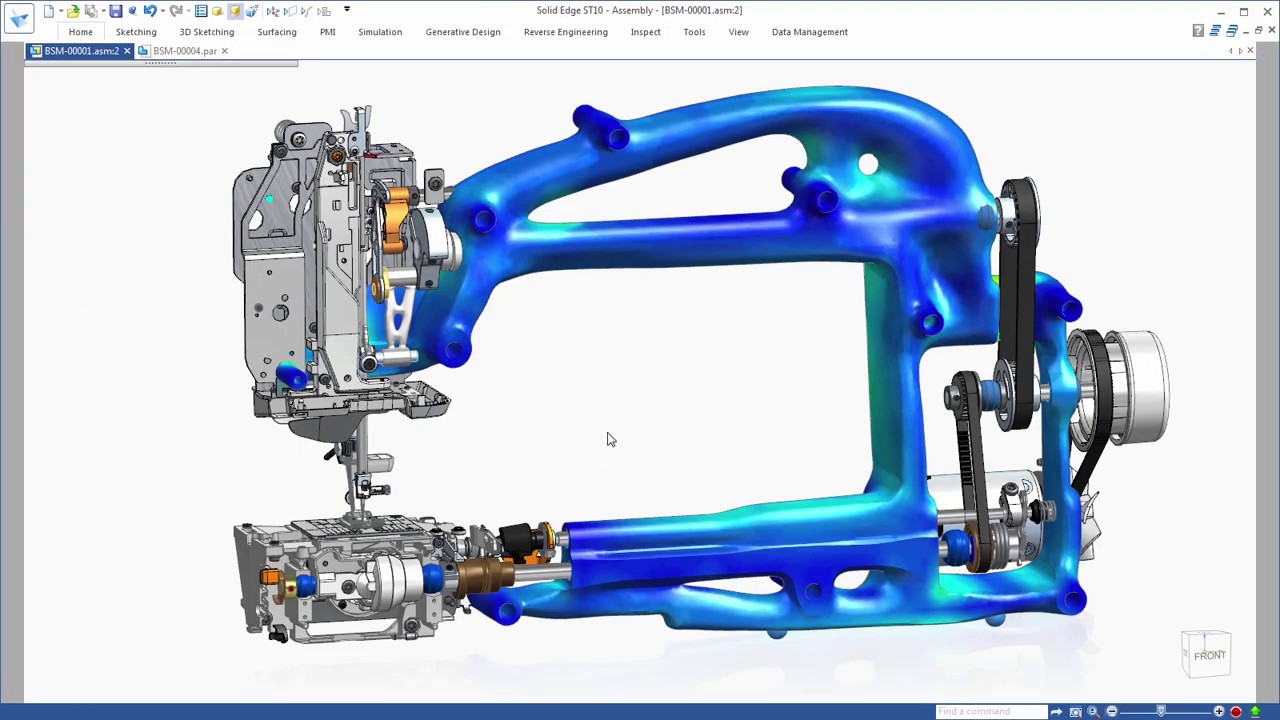 Generative design in Solid Edge ST10
